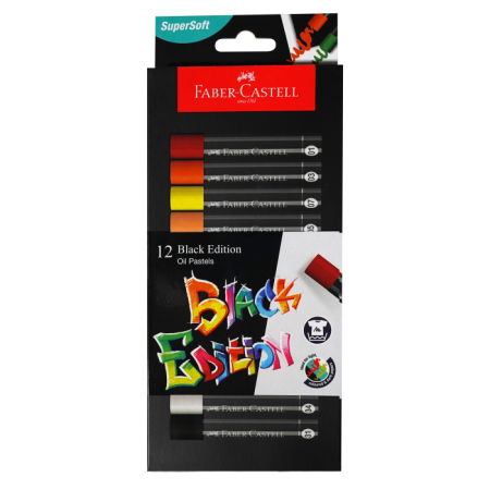 Bút Sáp Dầu Black Edition - 12 Màu